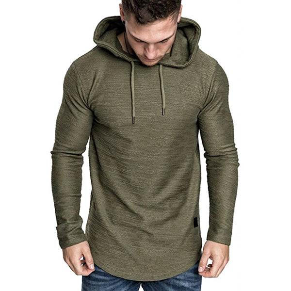 Solid Hoodie Pullover