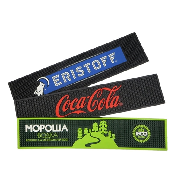 Custom Logo Rubber Bar Mat Soft PVC