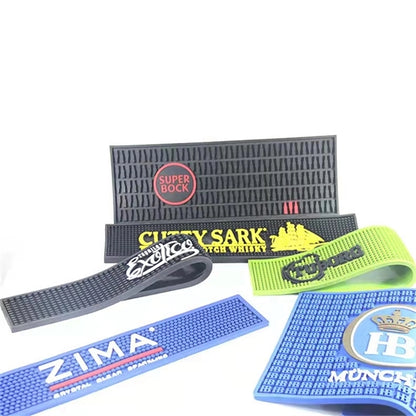 Custom Logo Rubber Bar Mat Soft PVC