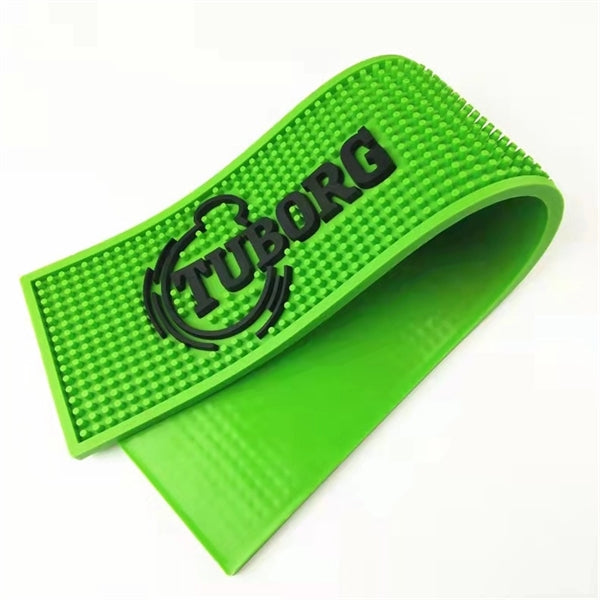 Custom Logo Rubber Bar Mat Soft PVC