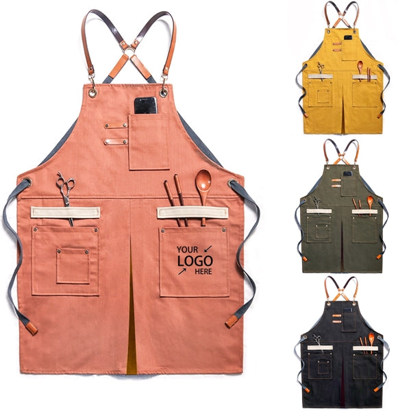 Household Denim Sleeveless Apron