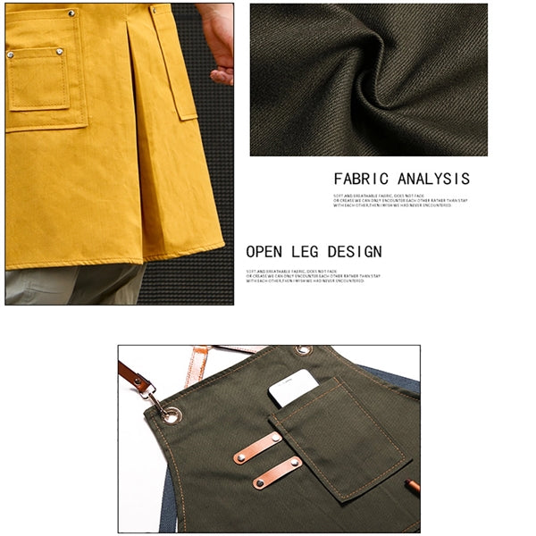 Household Denim Sleeveless Apron