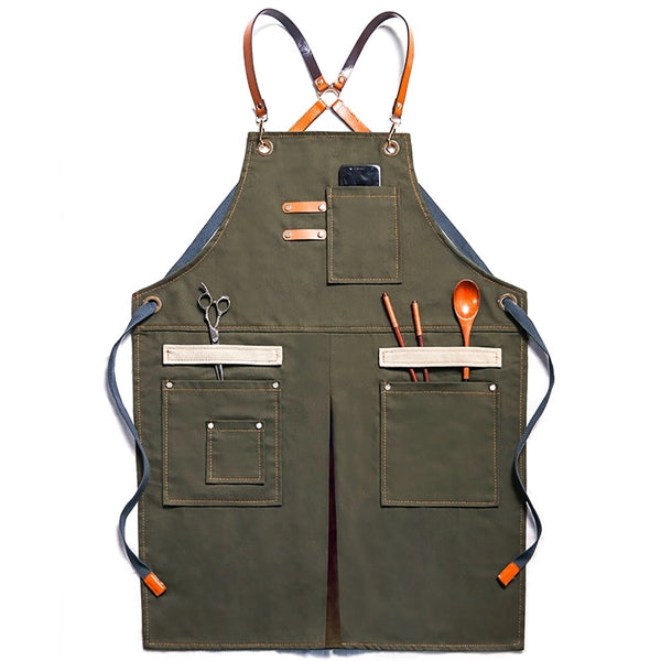 Household Denim Sleeveless Apron