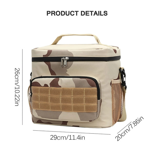 24-Can Camo Cooler Tote Bag