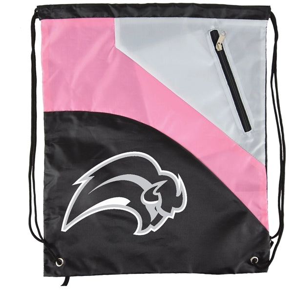 Tri Color Premium Drawstring Bag with Zipper Pocket