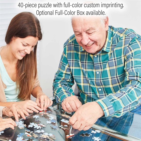 40-Piece Custom Full-Color Jigsaw Puzzle