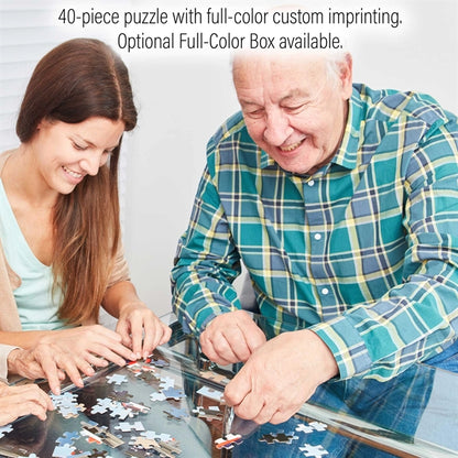 40-Piece Custom Full-Color Jigsaw Puzzle