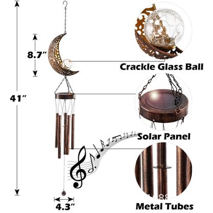 LED Solar Hollow Wind Chimes