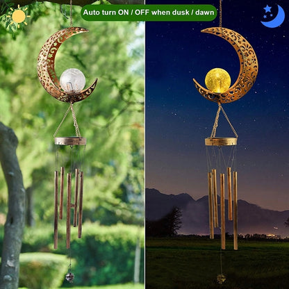 LED Solar Hollow Wind Chimes