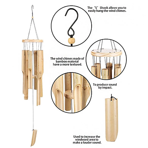 Bamboo Vintage Wind Chimes