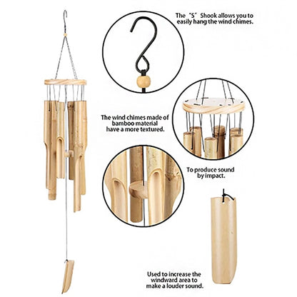 Bamboo Vintage Wind Chimes