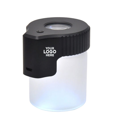 Transparent Glass Storage Jar
