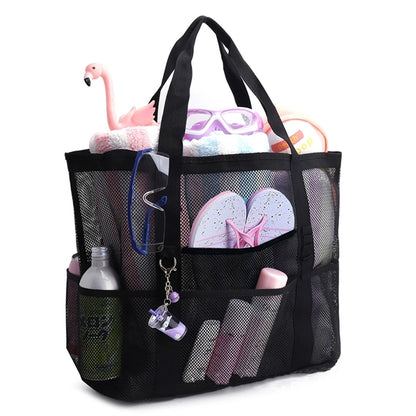 Large Mesh Beach Tote Bag