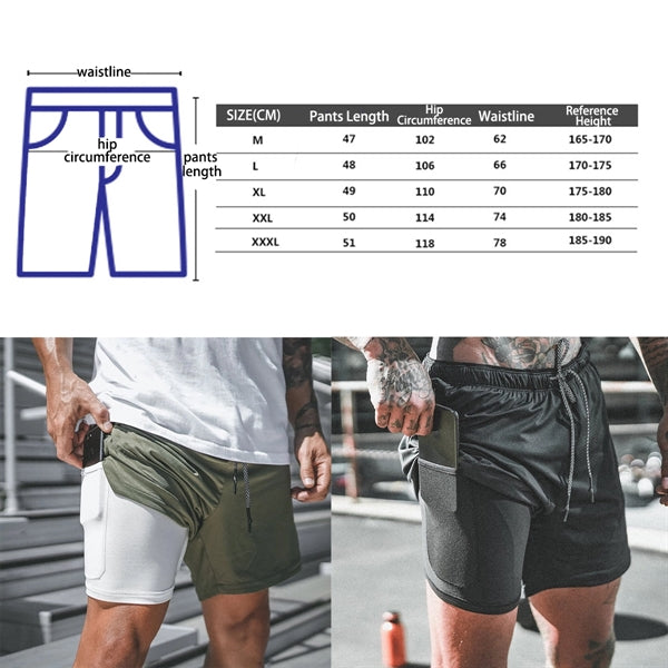 Man Training Sport Short Pants