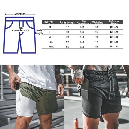Man Training Sport Short Pants