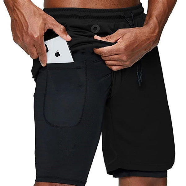 Mens Shorts with Phone Pocket