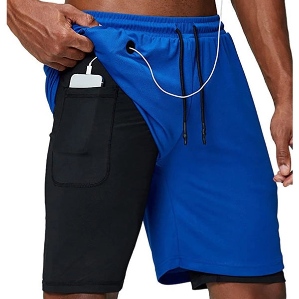 Mens Shorts with Phone Pocket