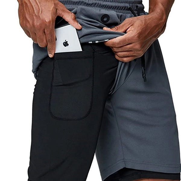 Mens Shorts with Phone Pocket