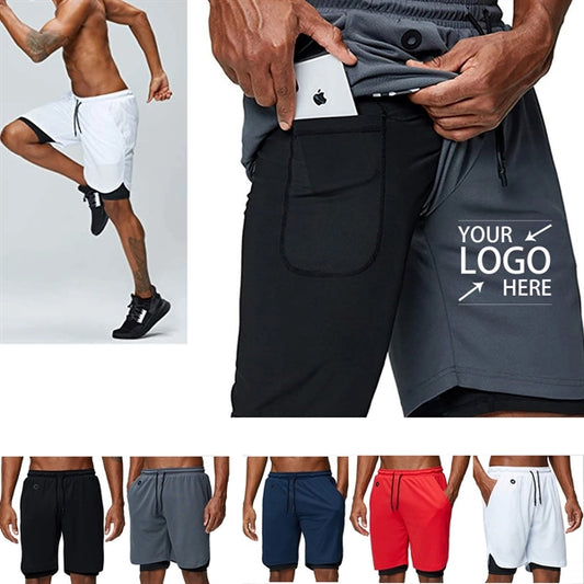 Mens Shorts with Phone Pocket