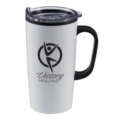 20 oz Stainless Steel Travel Mug with Handle