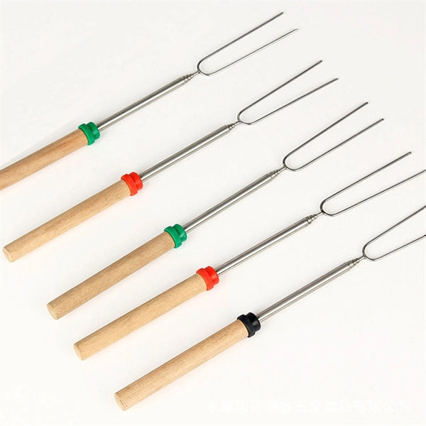 Telescoping Smores BBQ Forks