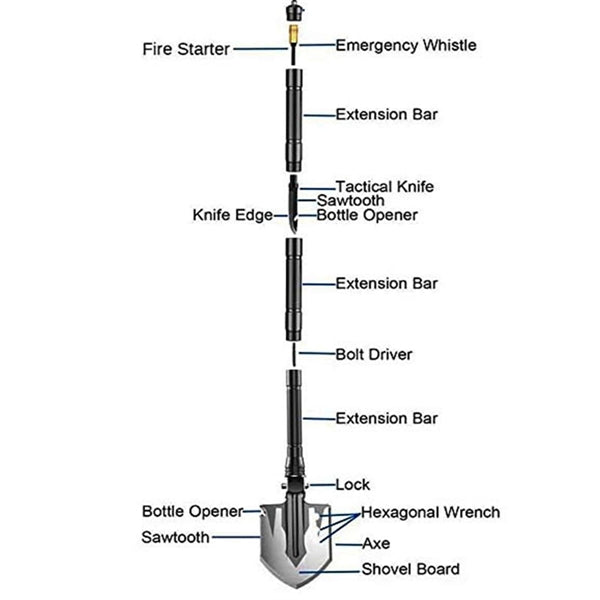 Portable Camping Shovel