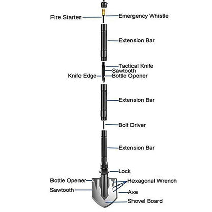 Portable Camping Shovel