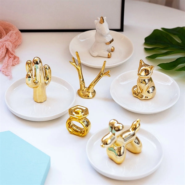 Ring Holder Jewelry  Dish Tray