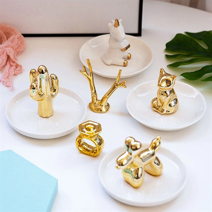 Ring Holder Jewelry  Dish Tray