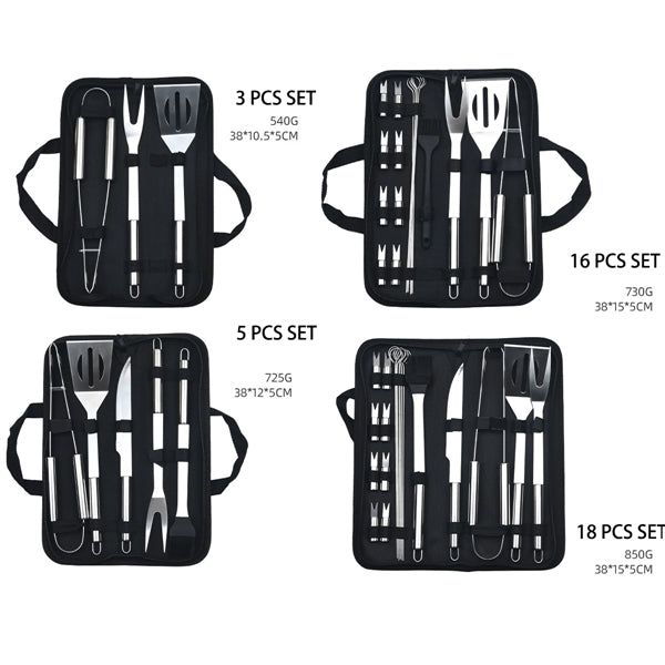 Heavy Duty BBQ Grill Tools Set