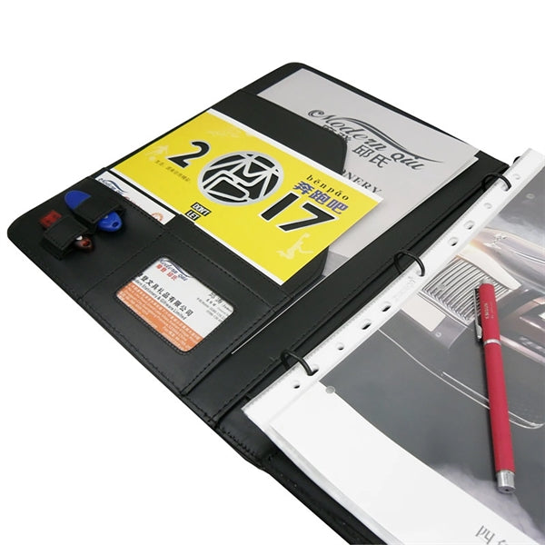 Leather Business Binder