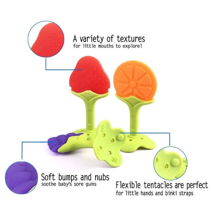 Baby Fruit Shaped Teething Toys