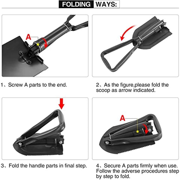 Military Folding Camping Shovel