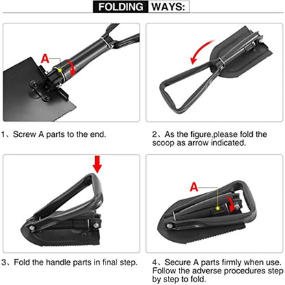Military Folding Camping Shovel