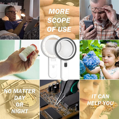 Magnifying Glass with Light