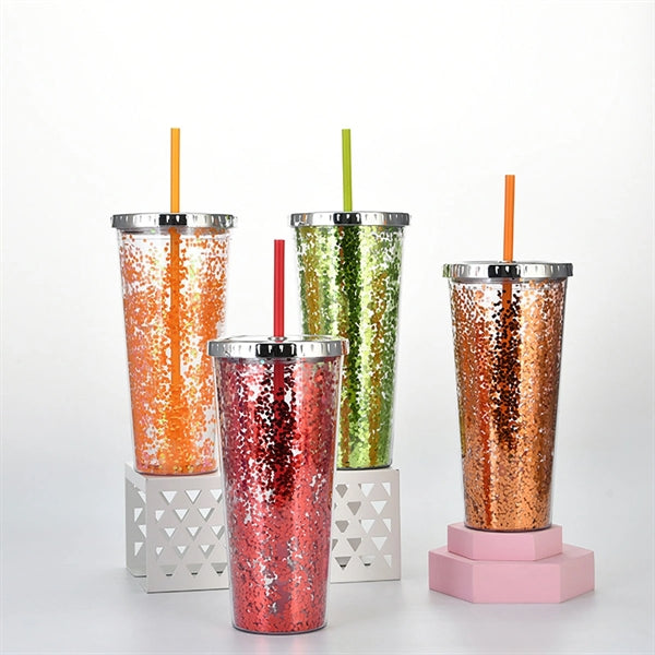 24oz Glitter Tumbler
