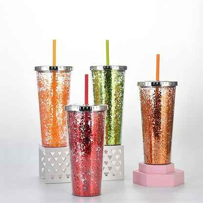 24oz Glitter Tumbler