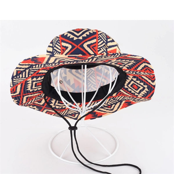 Sublimated Fishing Bucket Hat w/ Adjuster & Brim