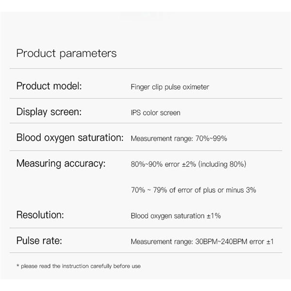 Finger Tip Pulse Oximeter