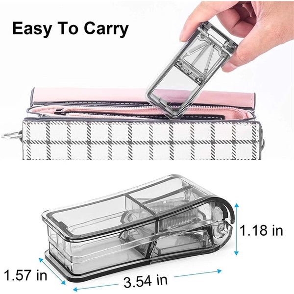 Pill Splitter with Stainless Steel Blade
