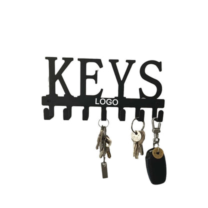 Black Metal Wall Mounted Key Holder