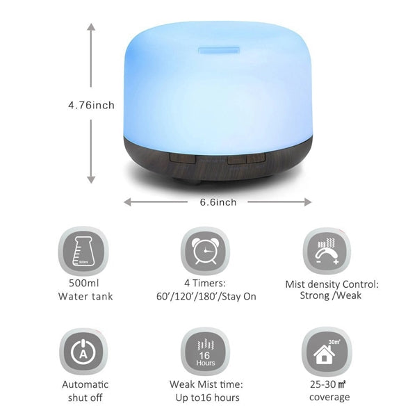 Humidifier Aromatherapy Oil Steam