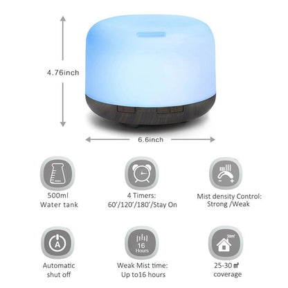 Humidifier Aromatherapy Oil Steam