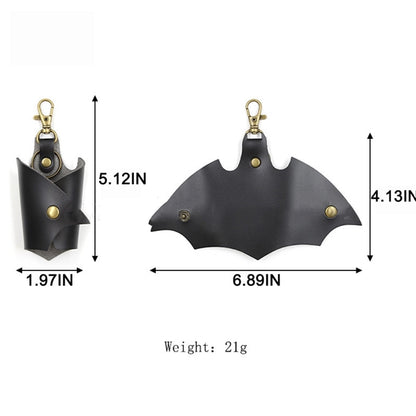KeyChain Leather Bat for men Car key fob case