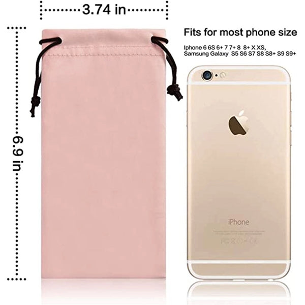 Microfiber Pouch With Drawstring