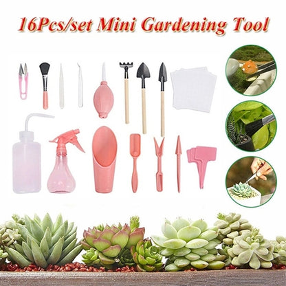 16Pcs/set Mini Gurdening Tool