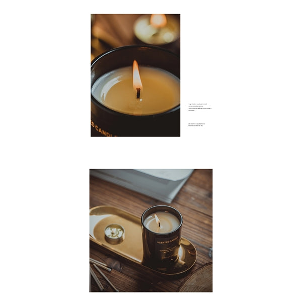 Soy wax scented candle