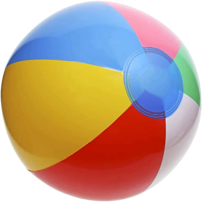 Inflatable  Classic Rainbow Color 12 Inch  Beach Balls
