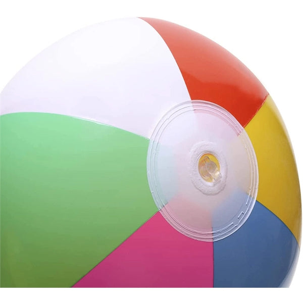 Inflatable  Classic Rainbow Color 12 Inch  Beach Balls