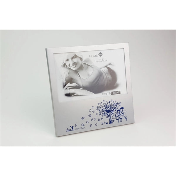 Desktop square metal photo frame aluminum picture
